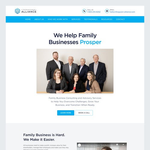 Corporate Landing page