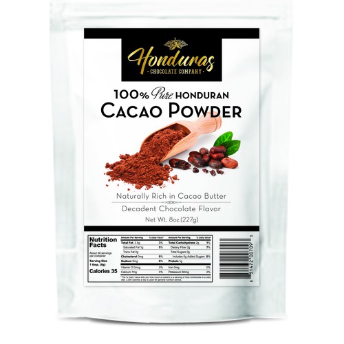 Label for Cacao Powder