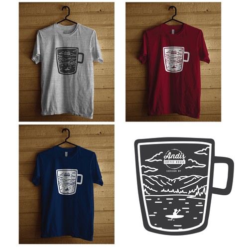 Coffee and Mountain Tees