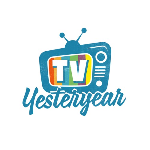 Logo design for a retro TV channel