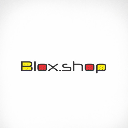Blox.shop logo design