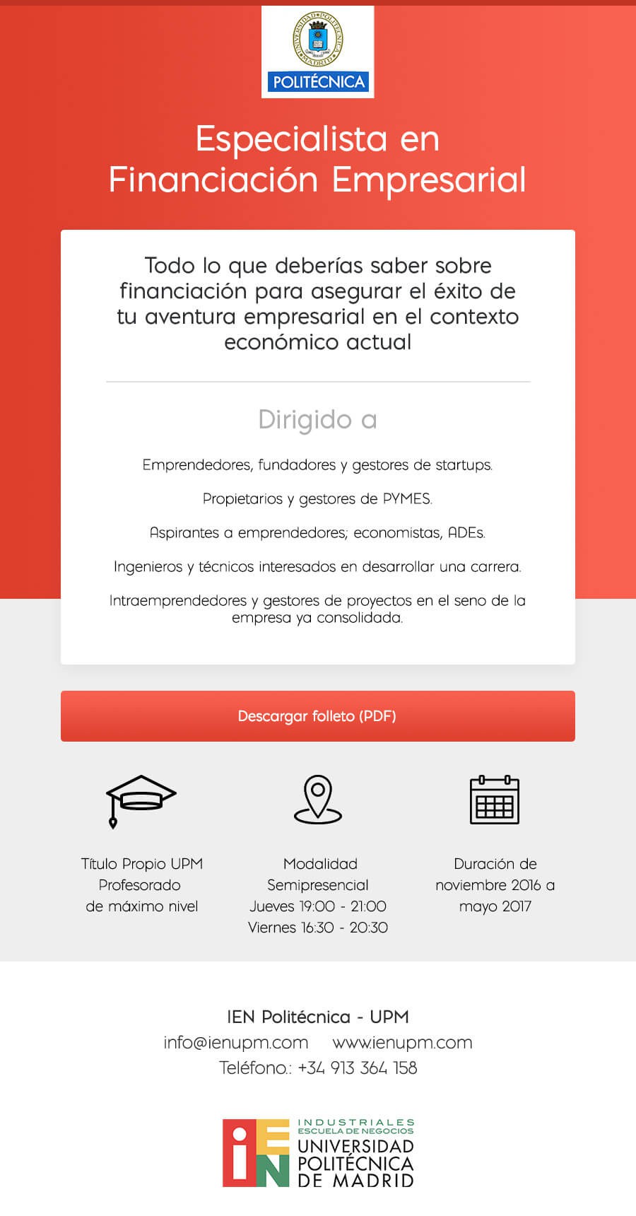 Curso Financiación Empresarial