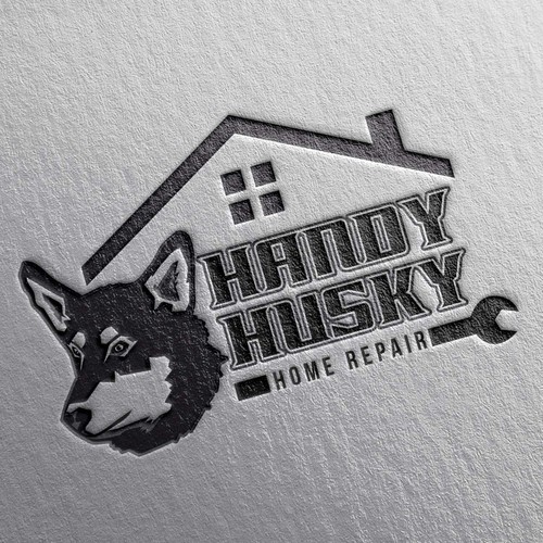 Handy Husky Logo Concept