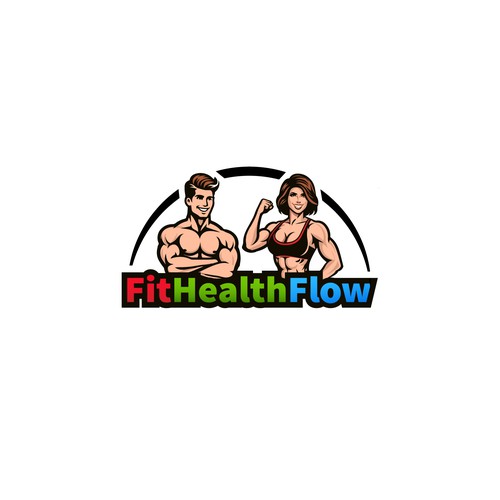 Design a logo for FitHealthFlow