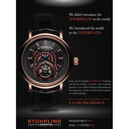 International BASELWORLD Trade Show Newspaper Ad