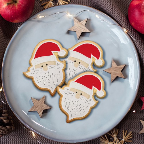 Christmas cookie design illustration