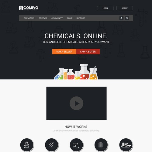 Chemical Market Place Web Design