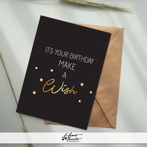 Happy Birthday Card Design