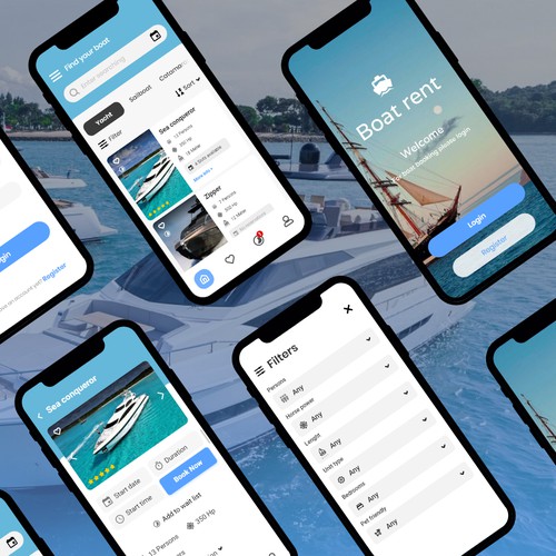 Boat rents app