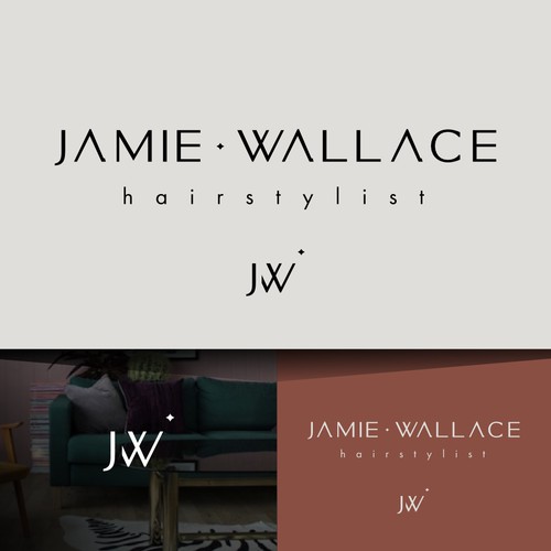 Logo for a hairstylist