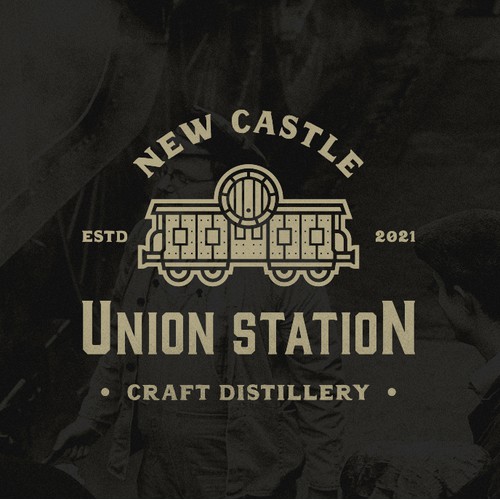 Logo for a craft whiskey distillery