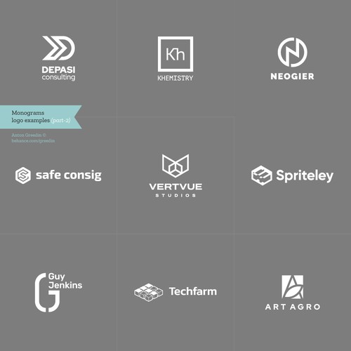 Monograms logo examples