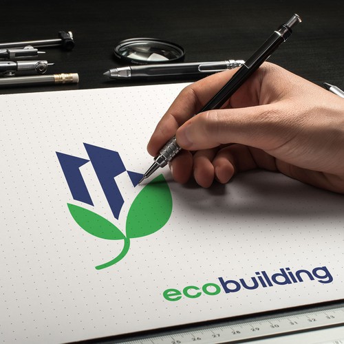 Eco Building Logo Design