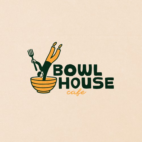 Logo Concept for Bowl House Cafe