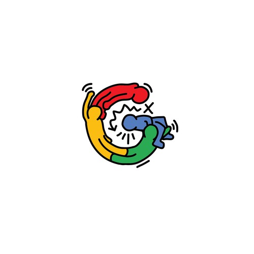 Reimagine iconic logos in the style of a famous LGBTQ artists