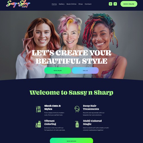 Designing a Website for Sassy n Sharp