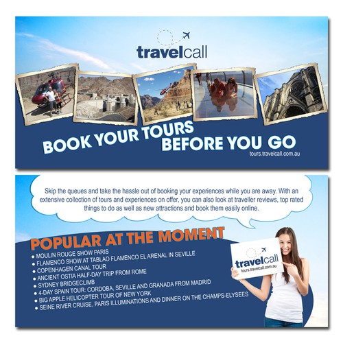 Design a luxury travel flyer!