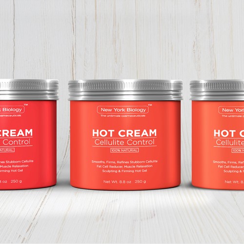 Create an Elegant, Clean and Sleek Label for Cellulite Skin Cream