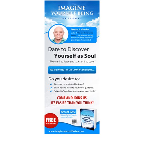 Banner needed for IMAGINE YOURSELF BEING conference series. 