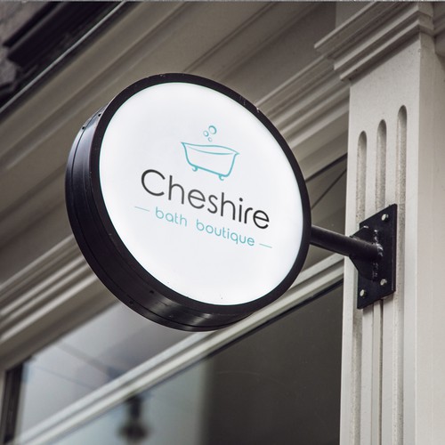 Elegant logo concept for Cheshire bath boutique