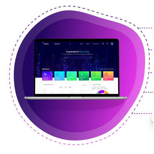 Admin Dashboard Design.