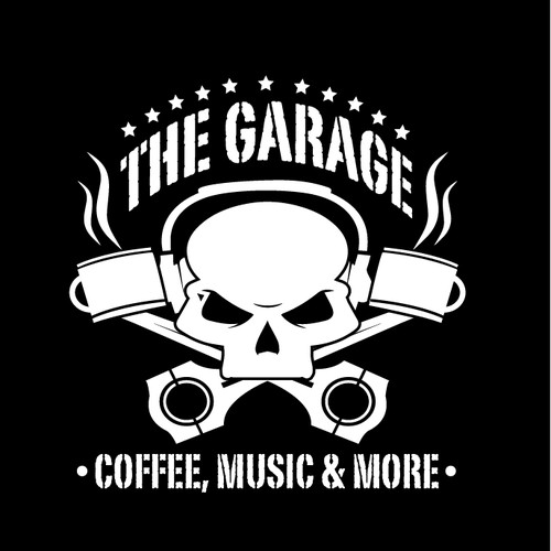 ROCKIN'! Bring this engine-themed coffee/music/art/vapor shop logo to life!