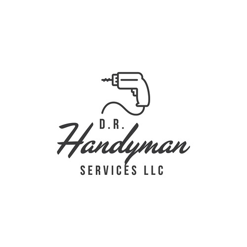 vintage logo submission for D.R Handyman Services LLC