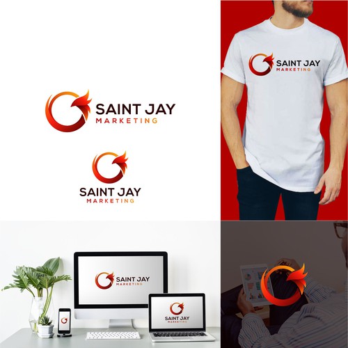 Saint Jay Marketing Logo Design