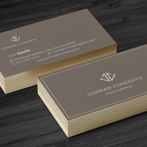 Sophisticated modern and professional logo concept for a retail company