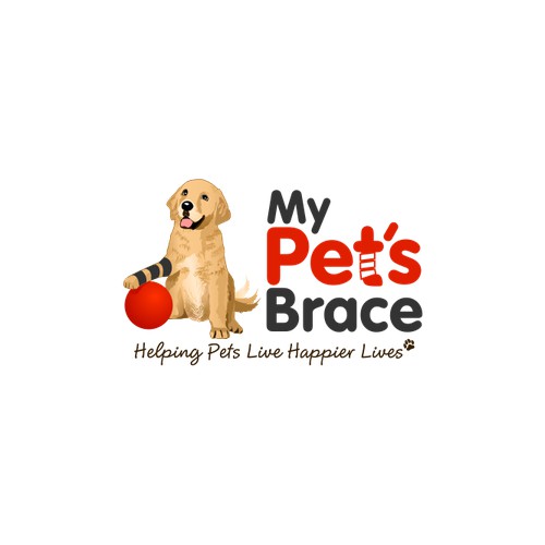 Illustration Logo Concept for My Pets Brace