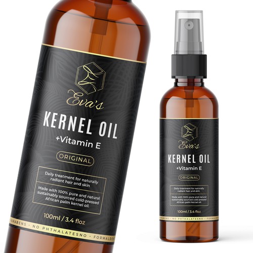 Kernel Oil Label Design