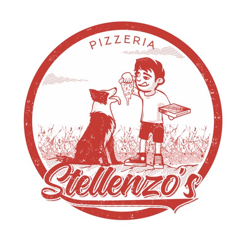 logo design for Stellenzos pizzeria