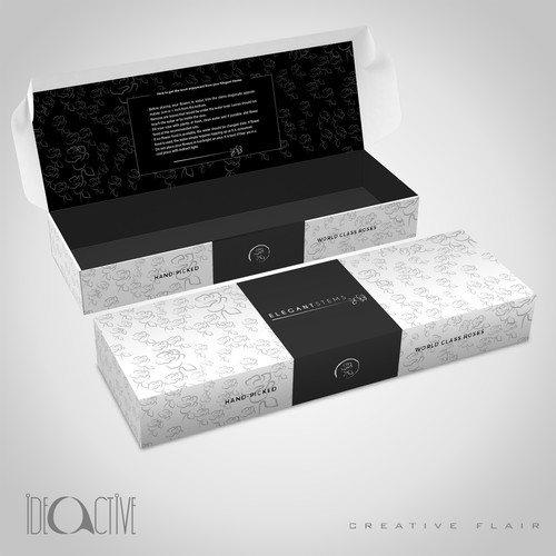 Packaging design for Elegant Stems