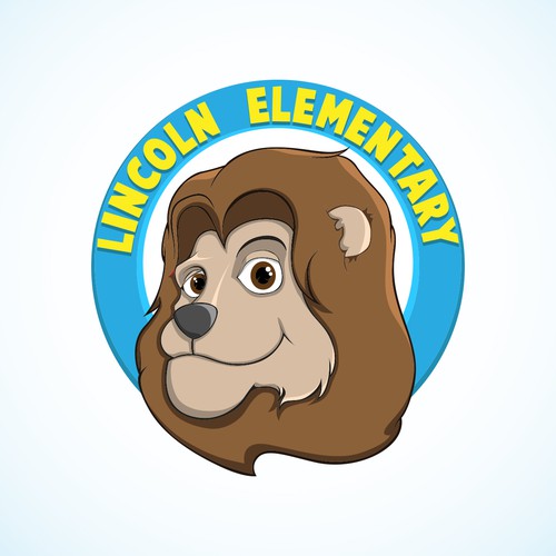 Lion mascot for elementary school