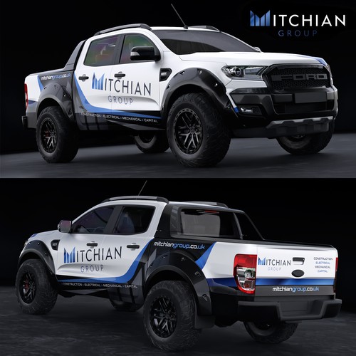 mitchian group vehicle sign writing