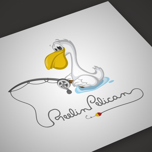 Logo Design Concept for Reelin Pelican
