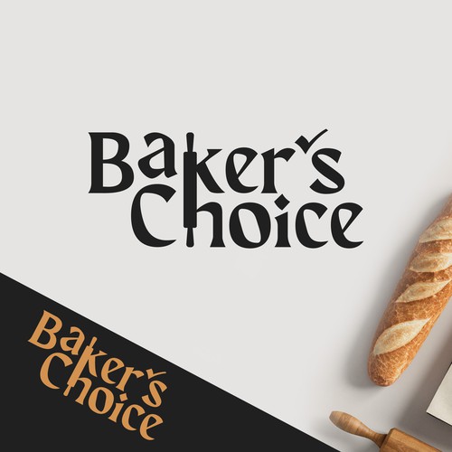 Minimalistic contest entry for a bakery