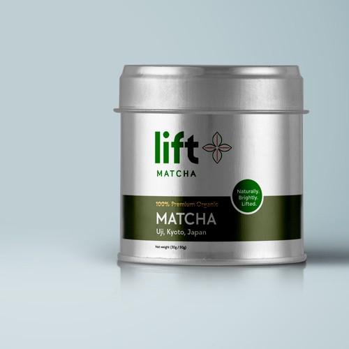 The label design for the tin. The box/packaging design that holds the tin.