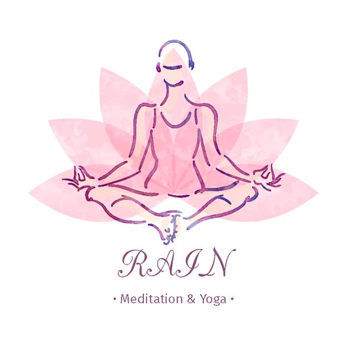 Rain - Meditation & Yoga Logo