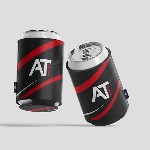 AT Sports Koozie Design