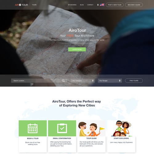 Landing Page Redesign for AiroTour