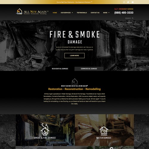 Emergency Restoration Website