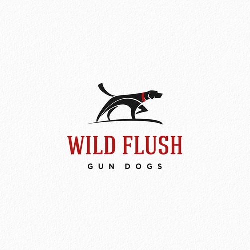 Simple and Bold Logo for Gun Dog Kennel