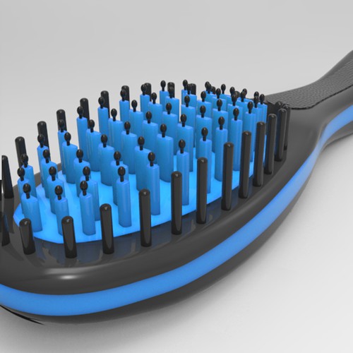New Design for LittleBlack Hairbrush