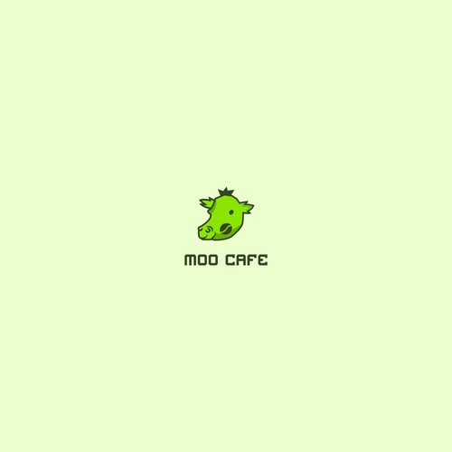 Logo concept for "Moo Cafe"