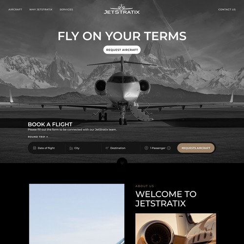 Jet Landing Page