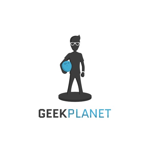 Logo concept for "Geek Planet"