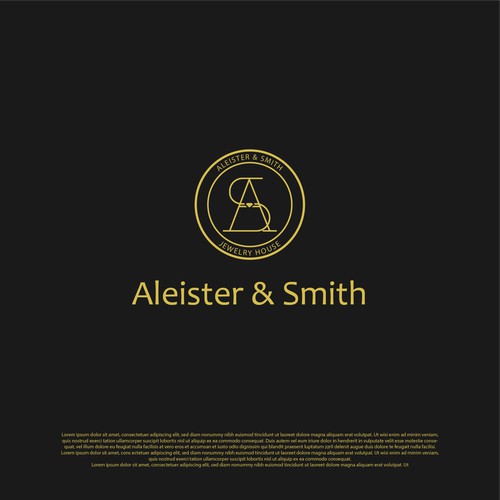 Classic logo concept for Aleister & Smith