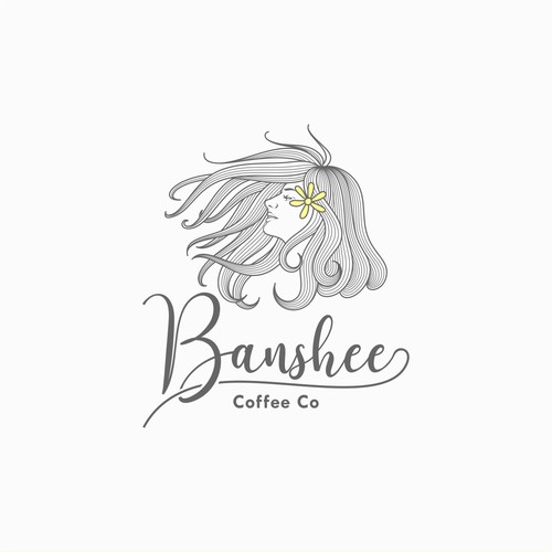 Banshee Coffee Co Logo Concept