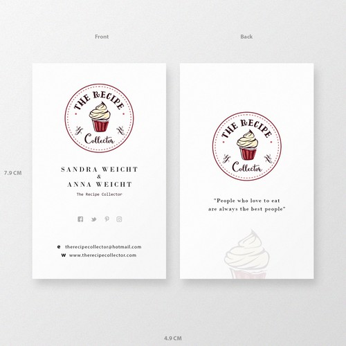 project 99 design for business card